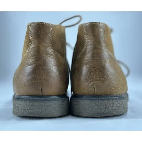 Bass Shoes Mens 10M Brown Radley Suede Chukka Desert Boots USA Versatile Manly - Picture 5 of 13
